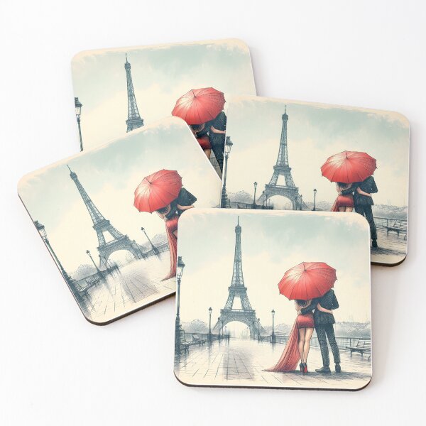 Item preview, Enchanting Parisian Lovers' Stroll designed and sold by inkNext.