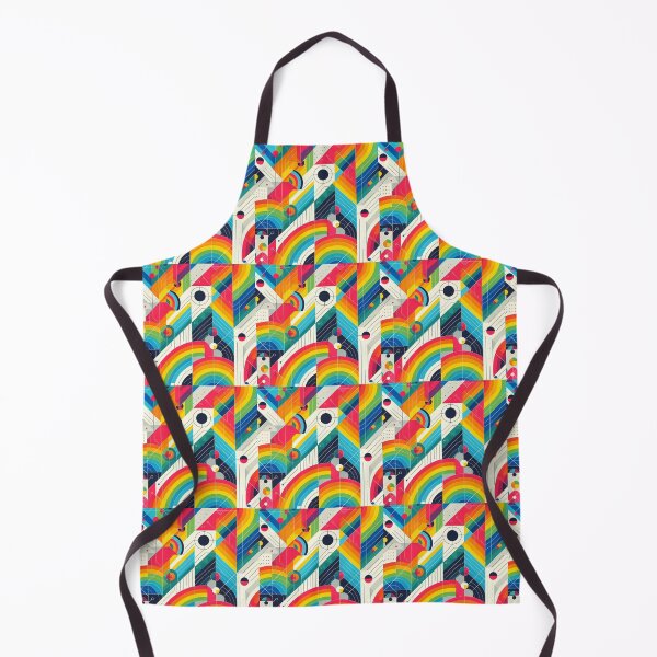Item preview, Vibrant rainbow Abstract Geometric Seamless Pattern designed and sold by Kalpa.