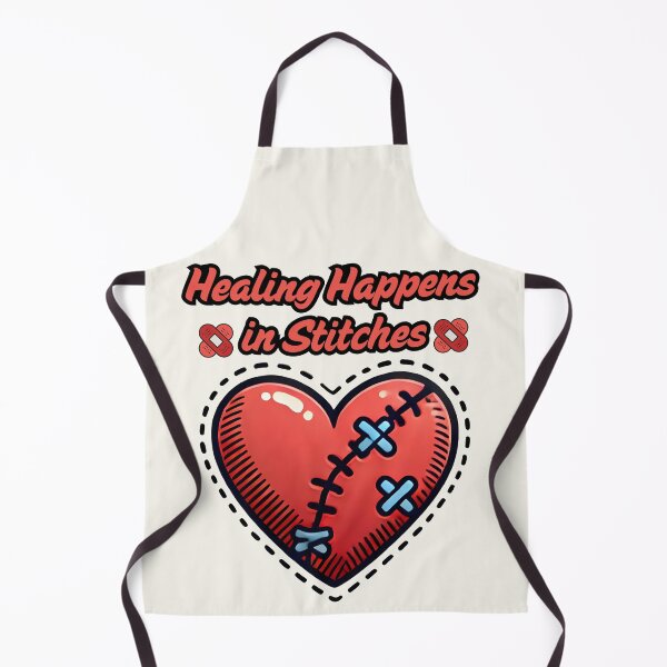 Item preview, Healing Happens in Stitches – Edgy Tattoo-Style Heart Design - Self Love - Love Yourself designed and sold by Dantin.