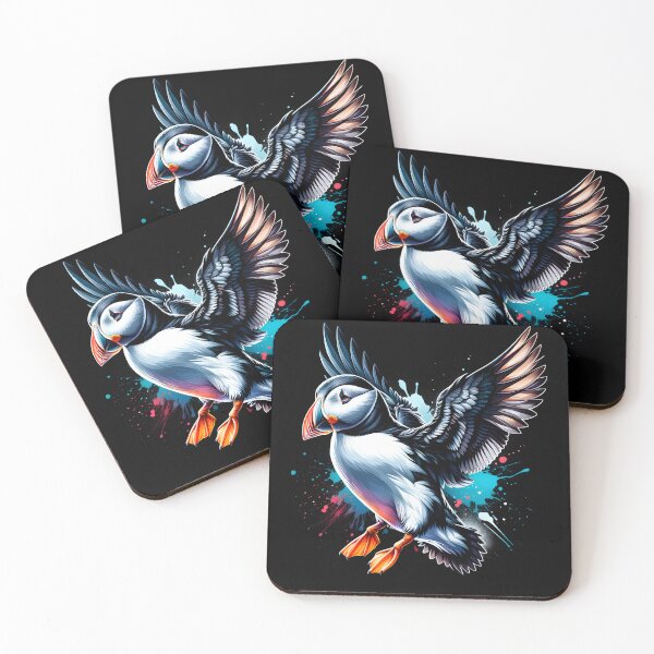Item preview, Puffin Bird Beak Coastal Lover Watcher Birding designed and sold by Kimberley King Art  King Art.
