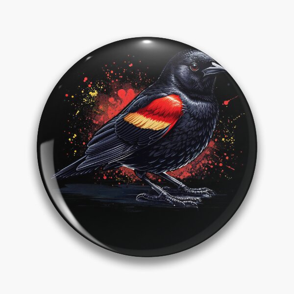 Item preview, Red-Winged Blackbird Bird Lover Watcher Birding designed and sold by Kimberley King Art  King Art.