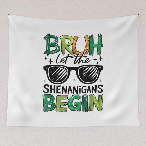 Item preview, Bruh Let The Shenanigans Begin St. Patrick_S Day Men Boys  designed and sold by facegm.
