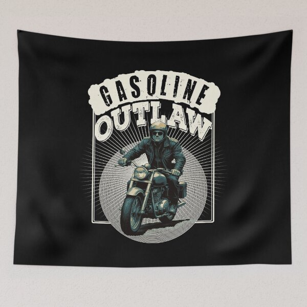 Item preview, Gasoline Outlaw - Motorcycle Rider designed and sold by AnAzArt.