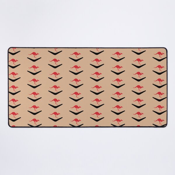 Item preview, Desert Patch - Red Roo Boomerang - ADF Sticker designed and sold by quickmarch.