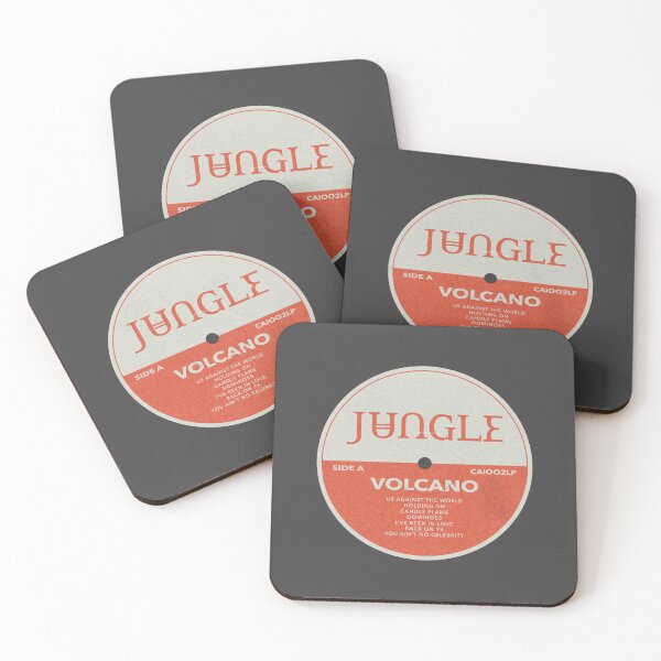 Item preview, Jungle music band Volcano vinyl fan art cover designed and sold by youdeen.
