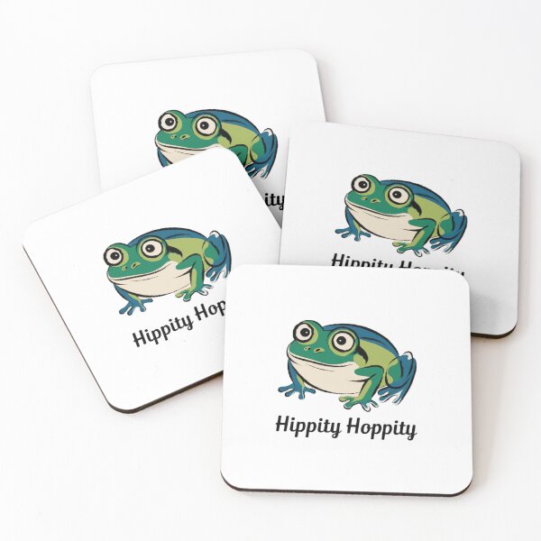 Item preview, Hippity Hoppity, Frog, Happy Frog, funnyfits70, Humor, Funny, retro, vintages, funny quotes, animal humor, designed and sold by FunnyFits70.