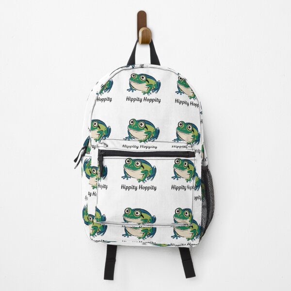 Item preview, Hippity Hoppity, Frog, Happy Frog, funnyfits70, Humor, Funny, retro, vintages, funny quotes, animal humor, designed and sold by FunnyFits70.
