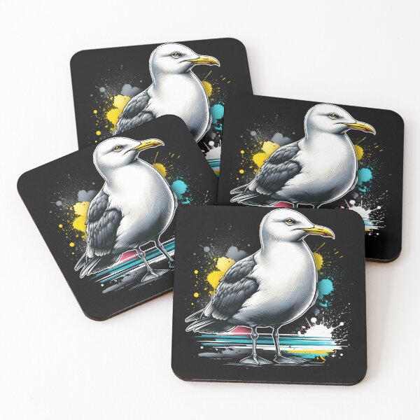 Item preview, Seagull Bird Lover Harbour Albatros Terns Watcher Birding designed and sold by Kimberley King Art  King Art.