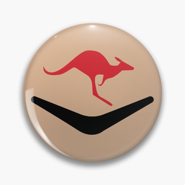 Item preview, Desert Patch - Red Roo Boomerang - ADF Sticker designed and sold by quickmarch.