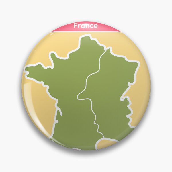 Item preview, Cute France Map designed and sold by TheHellSong.