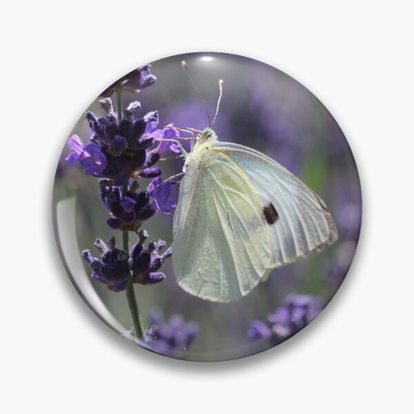 Item preview, Cabbage White Butterfly Amongst Lavender designed and sold by Imladris01.