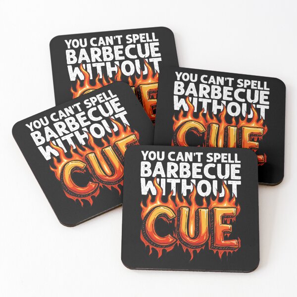 Item preview, YOU CAN'T SPELL BARBECUE WITHOUT CUE - BARBECUE GIFT designed and sold by KEF Custom.