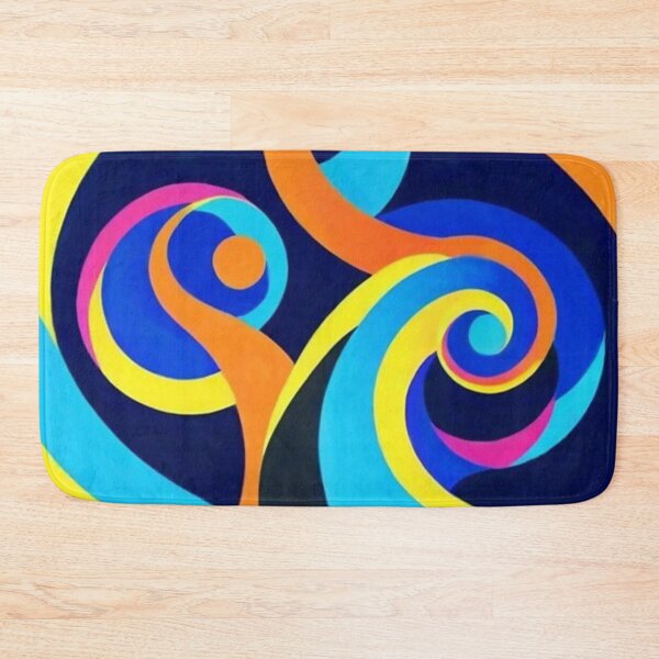 Aperçu de l'œuvre Tourbillon psychédélique – Art abstrait vibrant en mouvement créée et vendue par SparkyBamBam.