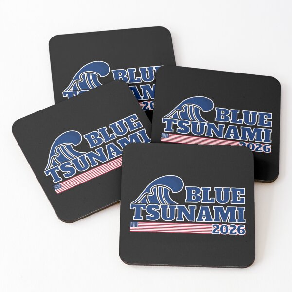 Item preview, Vote Democrat Blue Wave 2026 designed and sold by Happy Puppy Print On Demand.