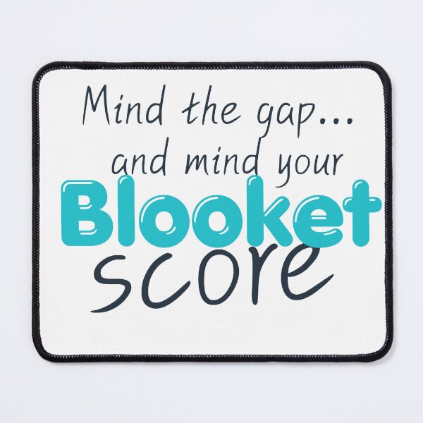 Item preview, Mind the gap... and mind your Blooket score designed and sold by Mirosi-S.