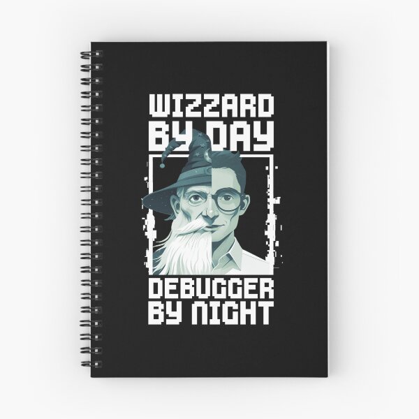 Item preview, Wizard by Day - Debugger by Night designed and sold by AnAzArt.