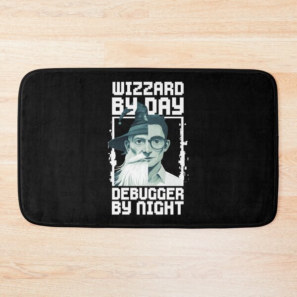 Item preview, Wizard by Day - Debugger by Night designed and sold by AnAzArt.