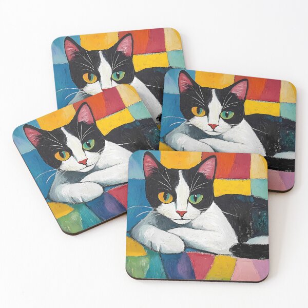 Item preview, Abstract Gaze Matisse Inspired Cat designed and sold by daila70.