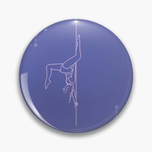 Item preview, Pole dancing illustration | Purple-Blue collection designed and sold by MarieBlly.