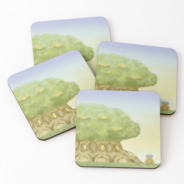 Item preview, Unique tree house and an adorable bird S3 designed and sold by greenPQBstudio.