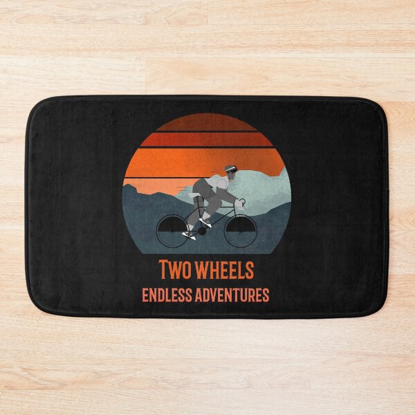Item preview, Two wheels, endless adventures. designed and sold by nomadwanderer.
