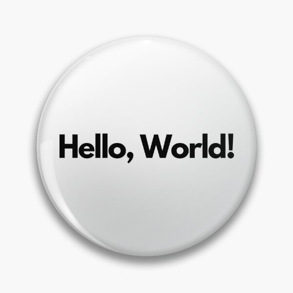 Item preview, Hello, World! designed and sold by luizarusu.