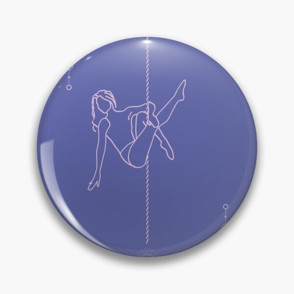 Item preview, Pole dancing illustration | Purple-Blue collection designed and sold by MarieBlly.