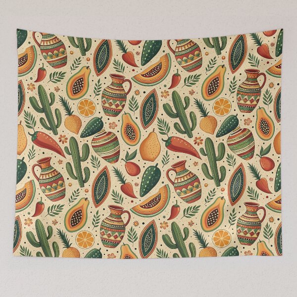 Item preview, Patrón de arte popular del mercado mexicano designed and sold by dulceguavashop.