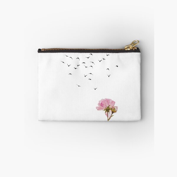Item preview, pink roses and black birds designed and sold by Laviniaalexa1.