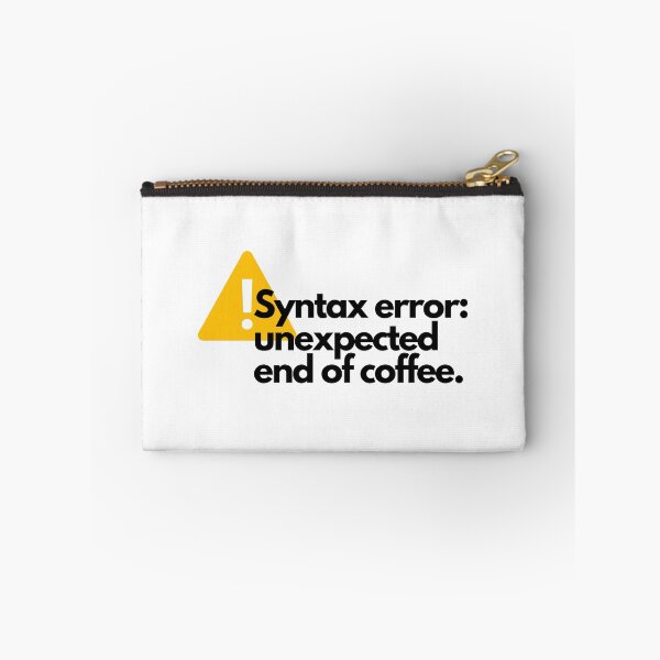 Item preview, Syntax error designed and sold by luizarusu.