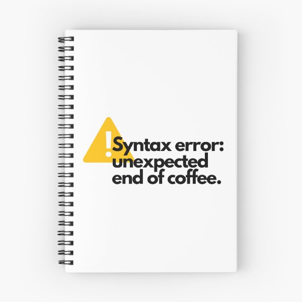 Item preview, Syntax error designed and sold by luizarusu.