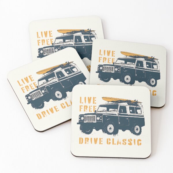 Item preview, D90 Series III Vintage 4x4 with surf board designed and sold by blackdogshop.