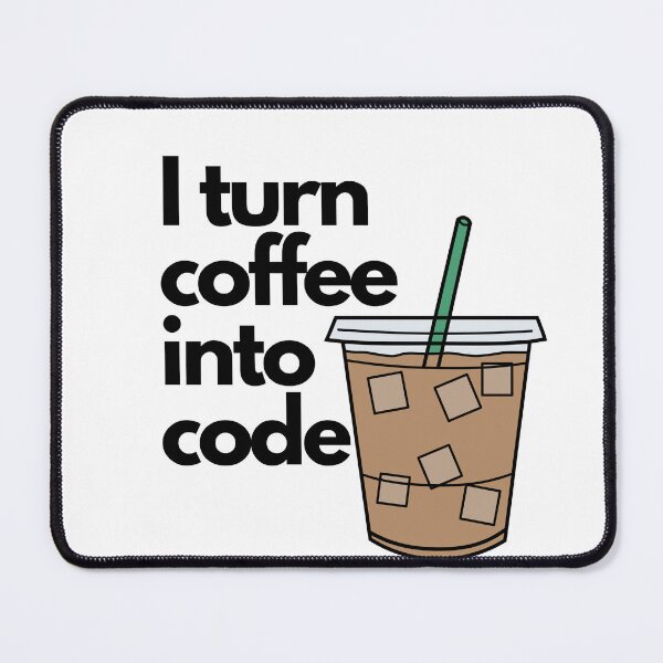 Item preview, I turn coffee into code designed and sold by luizarusu.