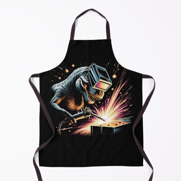 Item preview, Dinosaur Welder Welding Worker Metalworking designed and sold by Kimberley King Art King Art.