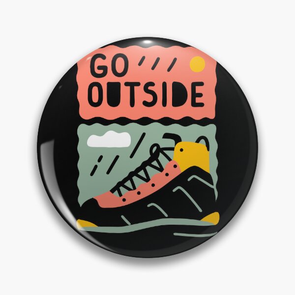 Item preview, Go Outside - Hiking Shoes designed and sold by TheHellSong.