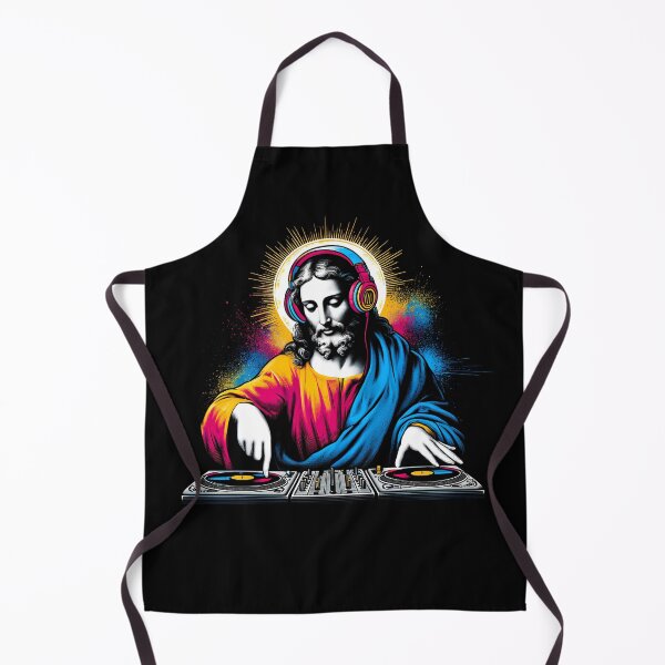Item preview, Jesus DJ DJing EDM Funky Dance Club designed and sold by Kimberley King Art  King Art.