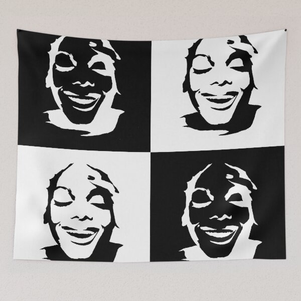 Item preview, Black and white jj designed and sold by kishscanvas.