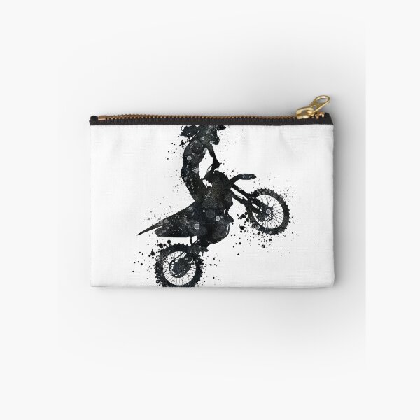 Item preview, Girl Motocross Black and White Silhouette Artwork designed and sold by LotusGifts.