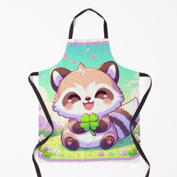 Item preview, Tanuki with 4-leaf clover designed and sold by Manukiino.