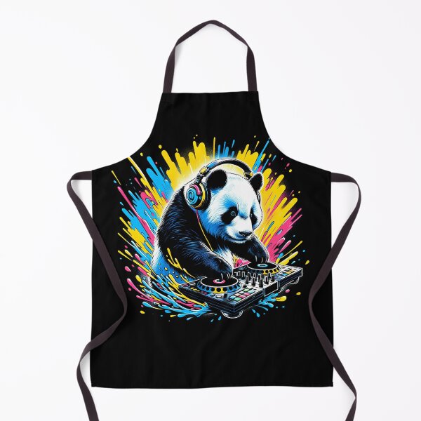 Item preview, Panda DJ DJing EDM Funky Dance Club designed and sold by Kimberley King Art  King Art.