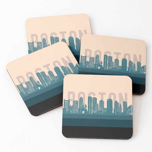 Artikelvorschau, Boston Skyline entworfen und verkauft von BekimART2.