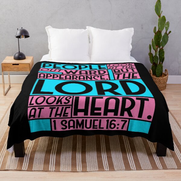 Item preview, 1 Samuel 16:7 But The LORD Looks At The Heart designed and sold by plushism.