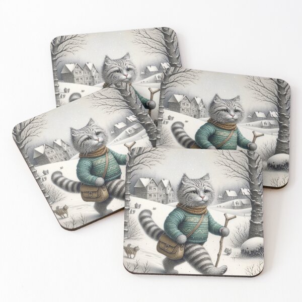 Item preview, Hiking Cat designed and sold by m-y-A-I-A-R-T-.