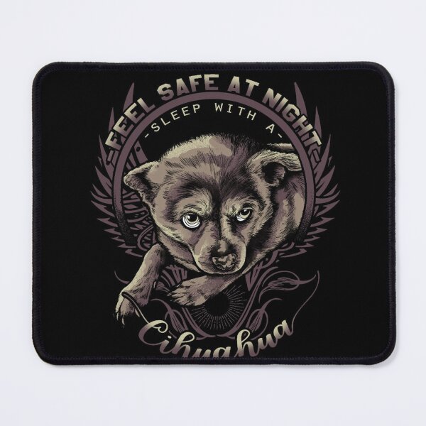 Item preview, Feel Safe at Night – Sleep with a Chihuahua designed and sold by Mithalesh13.