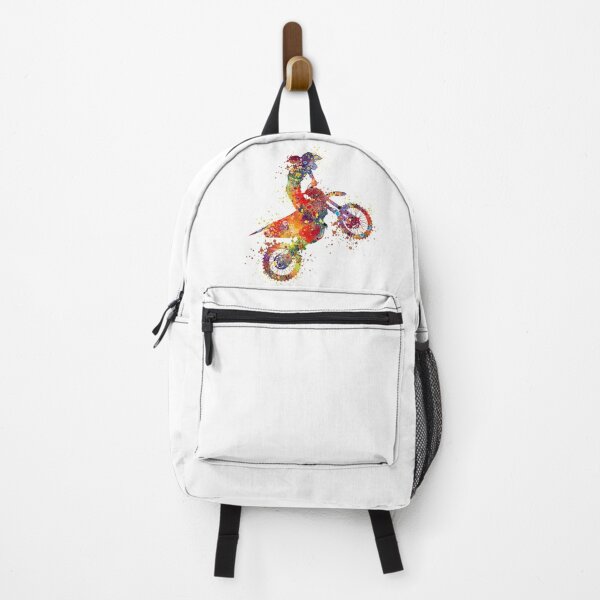 Item preview, Girl Motocross Stunt Watercolor Art Gift designed and sold by LotusGifts.