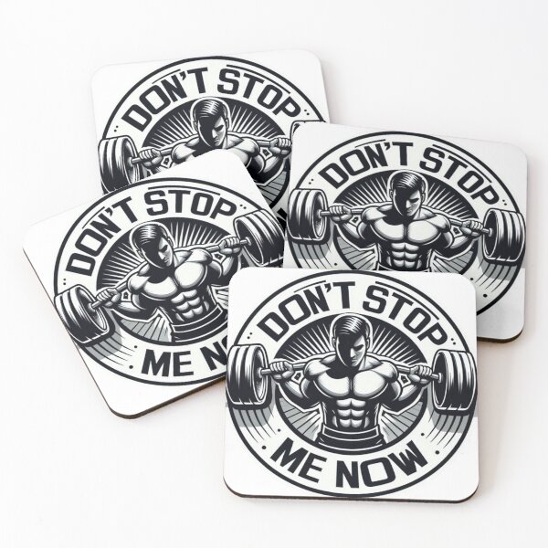 Item preview, Go muscle man black and white "Don't stop me now" designed and sold by Club-Satini.