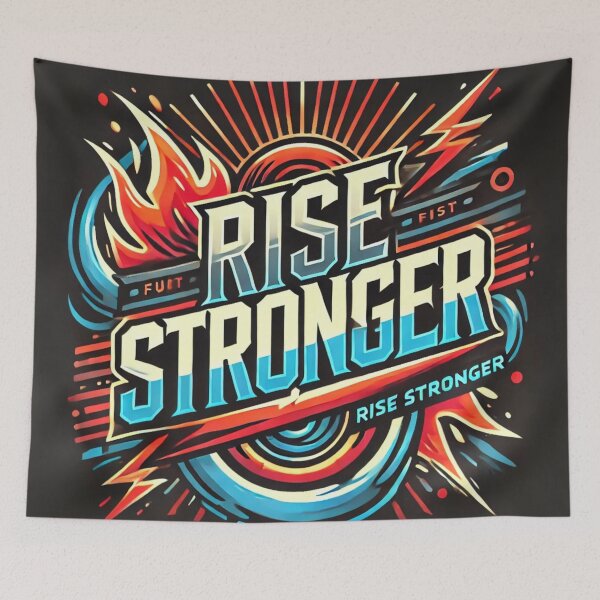 Item preview, Rise Stronger – Motivational Resilience Design designed and sold by Adellisa.