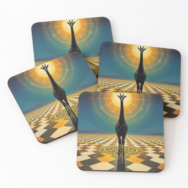 Item preview, Giraffe on the Tiles designed and sold by HabitableMoons.