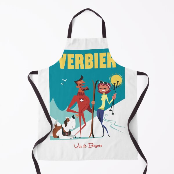 Item preview, Verbier Ski Poster designed and sold by GAGodel.