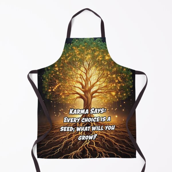 Item preview, Karma Says: "Every choice is a seed; what will you grow?" designed and sold by Unwind-Art-Work.